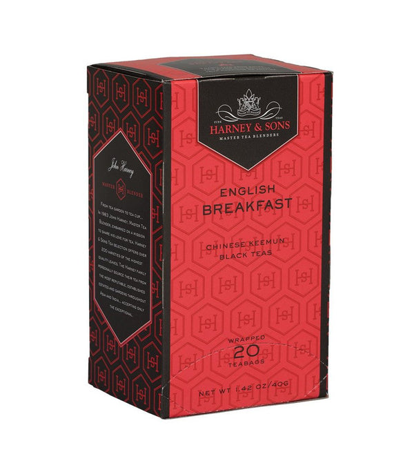 English Breakfast - Premium Tea Bag - 6 Boxes per Case - 20 tea bags per Box