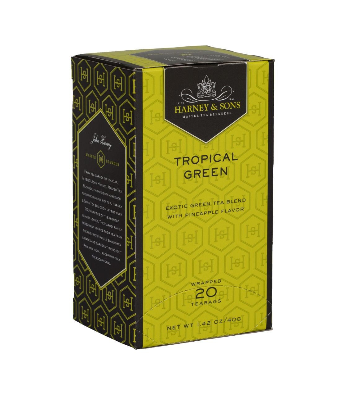 Tropical Green - Premium Tea Bag - 6 Boxes per Case - 20 tea bags per Box