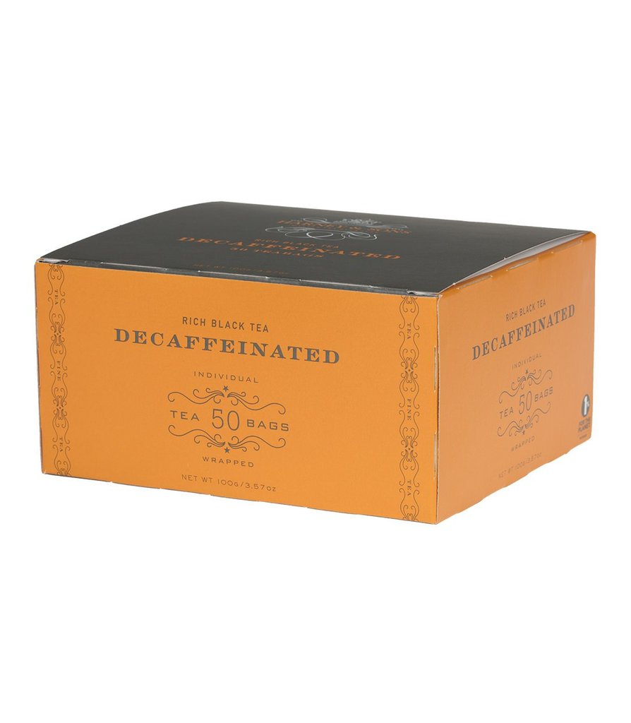 Decaf Ceylon, 6 boxes per case - 50 wrapped tea bags per box