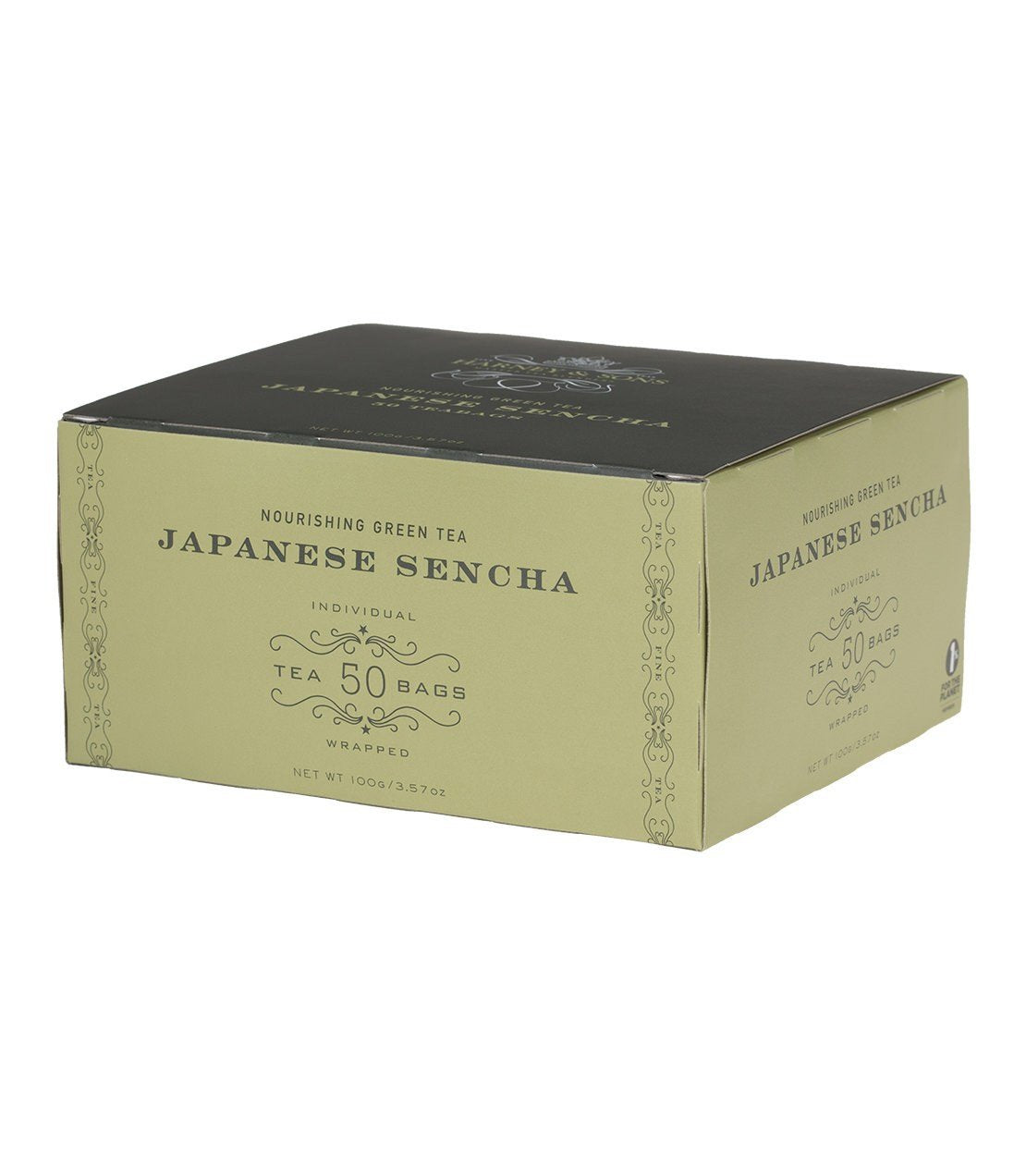 Japanese Sencha, 6 boxes per case - 50 wrapped tea bags per box