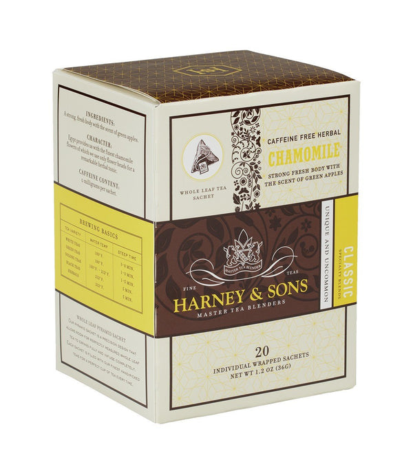 Egyptian Chamomile, 6 Boxes per case - 20 Wrapped Sachets per box